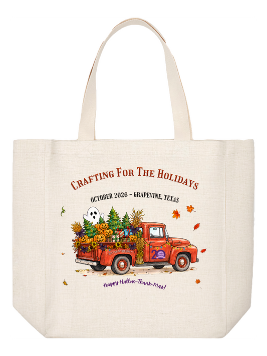 Crafting For The Holidays tote bag